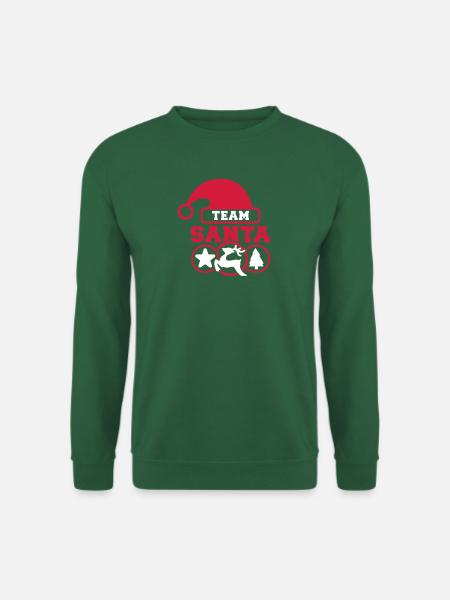 Team Santa (lettering) 01 - Unisex Sweatshirt - green