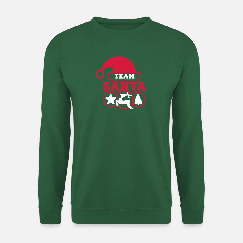 Team Santa (lettering) 01 - Unisex Sweatshirt - green
