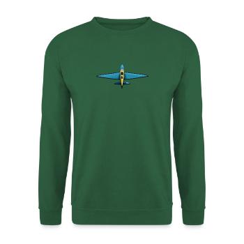 BlueYellowglider - Unisex Sweatshirt - green - Front