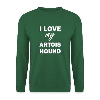 Dog Hund - Unisex Sweatshirt - green - Front