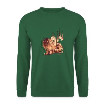Kirche - Unisex Pullover - Grün - Vorne