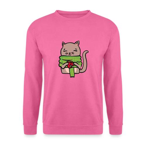 Winter-Katze - Unisex Pullover