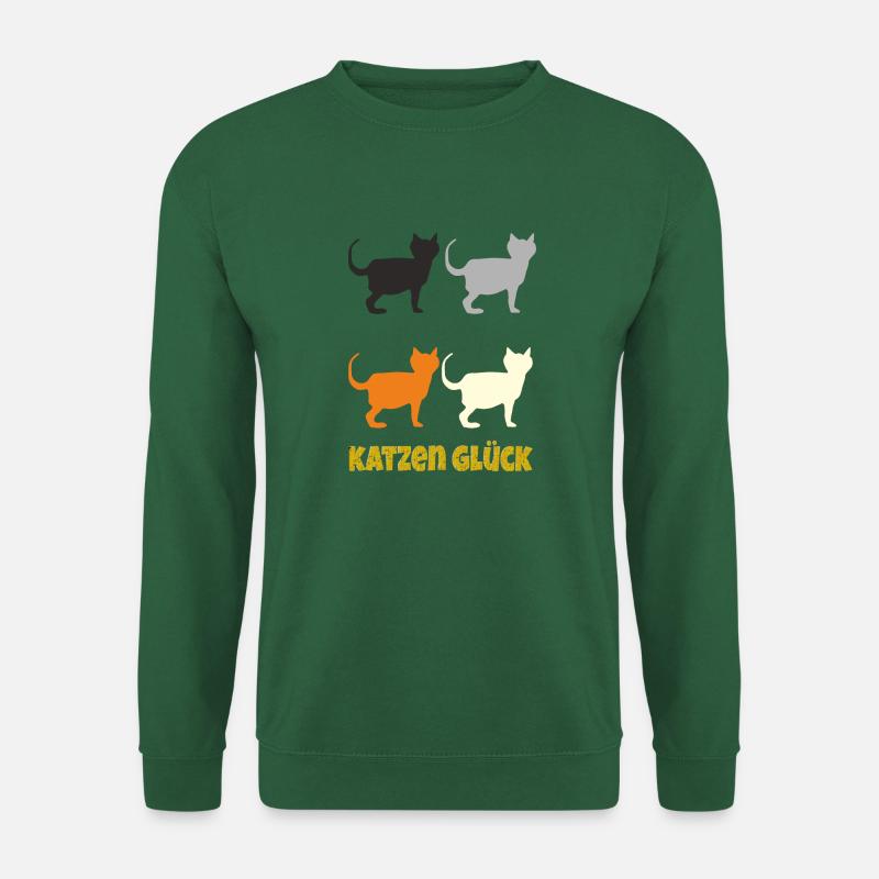 katzenglück - Unisex Pullover - Grün