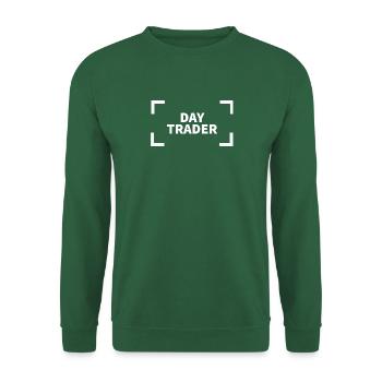 Day Trader Luxus Shirt - Unisex Pullover - Grün - Vorne