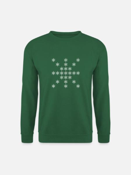 Weihnachtliche Schneeflocke - Unisex Pullover - Grün