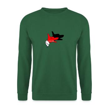fashion, Wiltsch, art, Hand, Tier, Hund, Cool - Unisex Pullover - Grün - Vorne