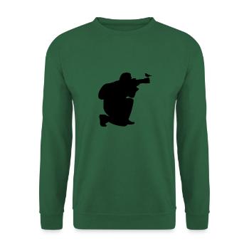 Bird Photographer Silhouette - Unisex Sweatshirt - green - Front