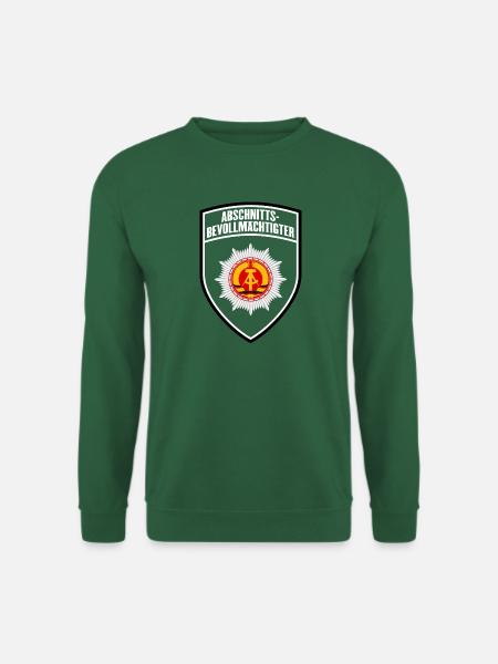 Volkspolizei Abschnittsbevollmächtigter Abzeichen - Unisex Pullover - Grün