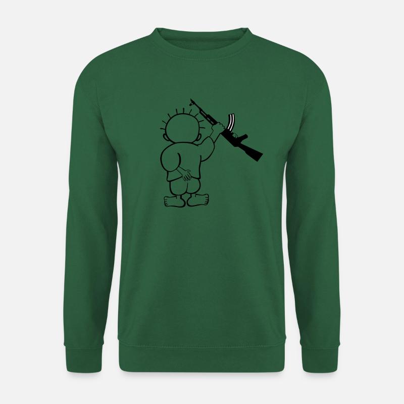 Handala, Hanthala, حنظلة - Unisex Pullover - Grün