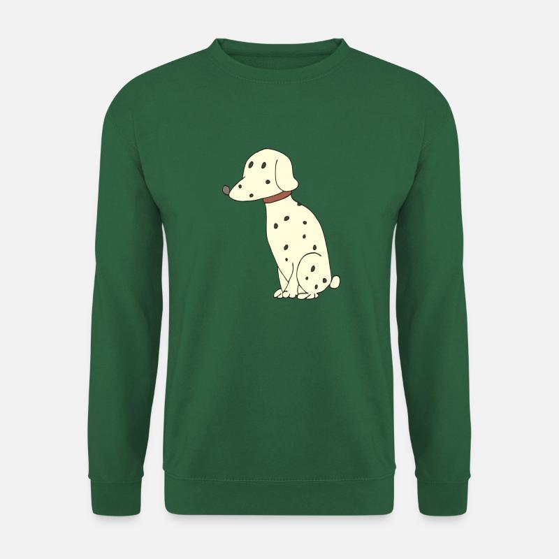 dalmatiner hund - Unisex Pullover - Grün