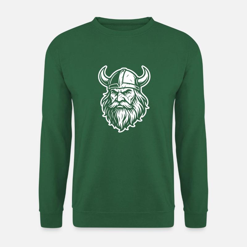 Wikinger Helm Odin - Unisex Pullover - Grün