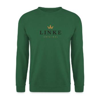Gauche : Logo original de la famille - Sweat-shirt Unisexe - vert foncé - Devant