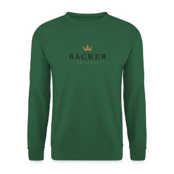 Bäcker Original Familienlogo - Unisex Pullover - Grün - Vorne
