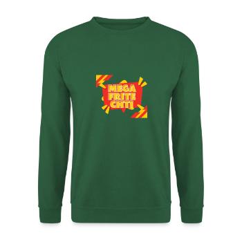 mega frite chti - Sweat-shirt Unisexe - vert foncé - Devant