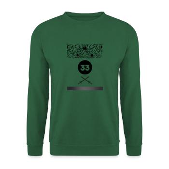 Conception de l’épée - Sweat-shirt Unisexe - vert foncé - Devant