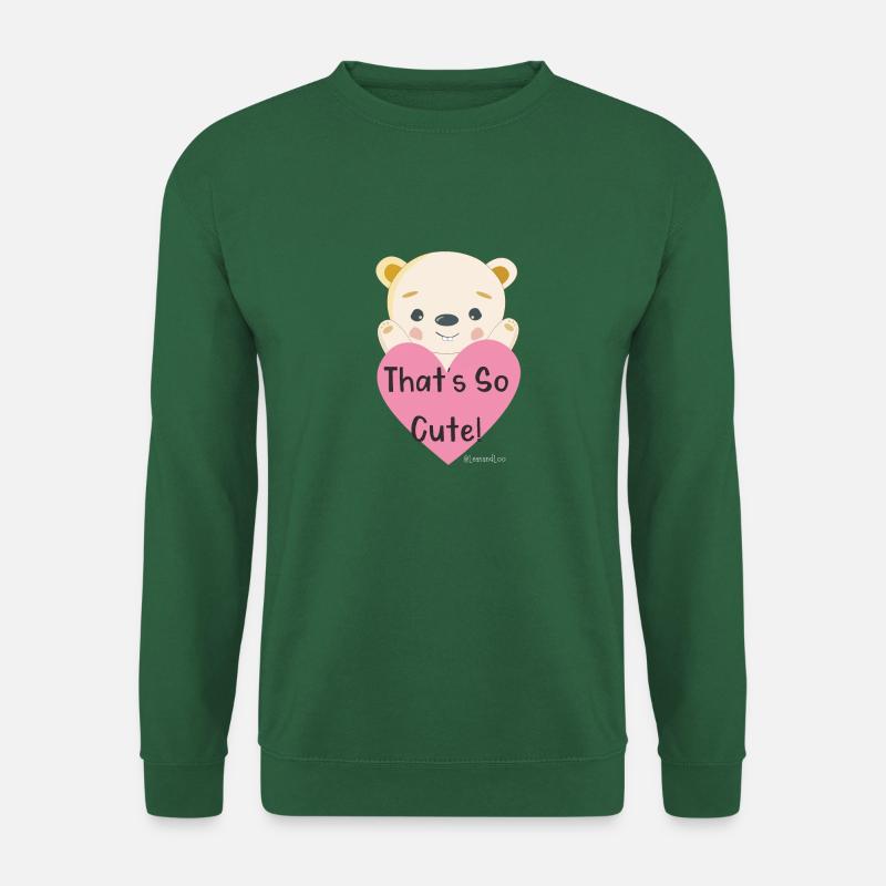 C’est trop mignon ! - Sweat-shirt Unisexe - vert foncé