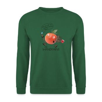 Wanderine on the move - Unisex Sweatshirt - green - Front