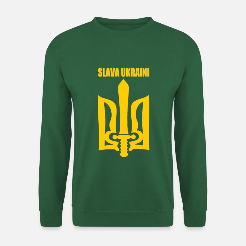 Slava ukraini - Unisex Pullover - Grün