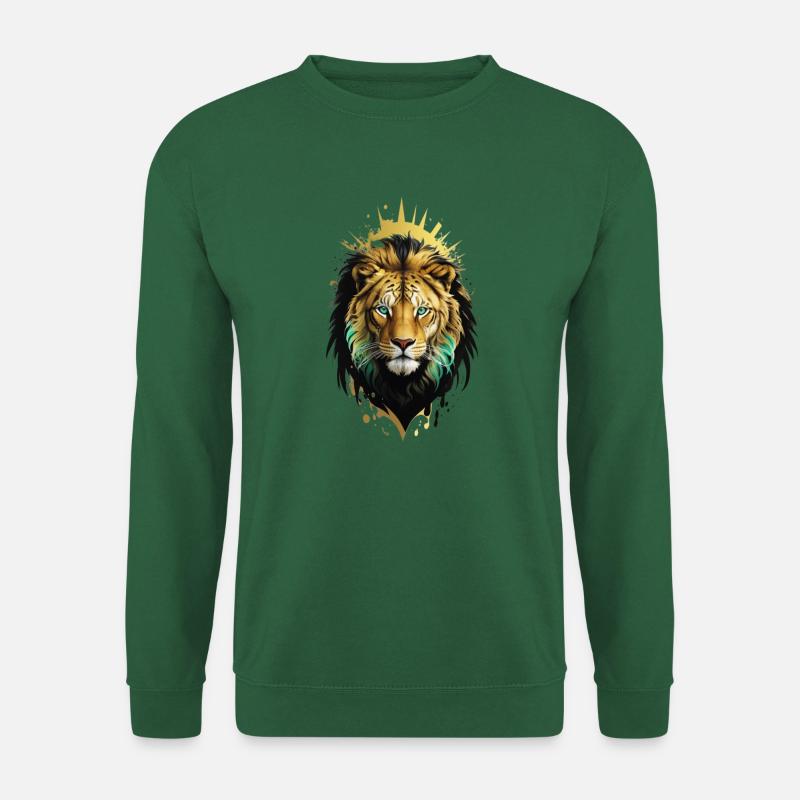 gold löwe - Unisex Pullover - Grün
