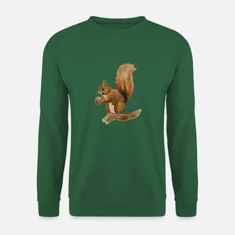 Eichhörnchen - Unisex Pullover - Grün