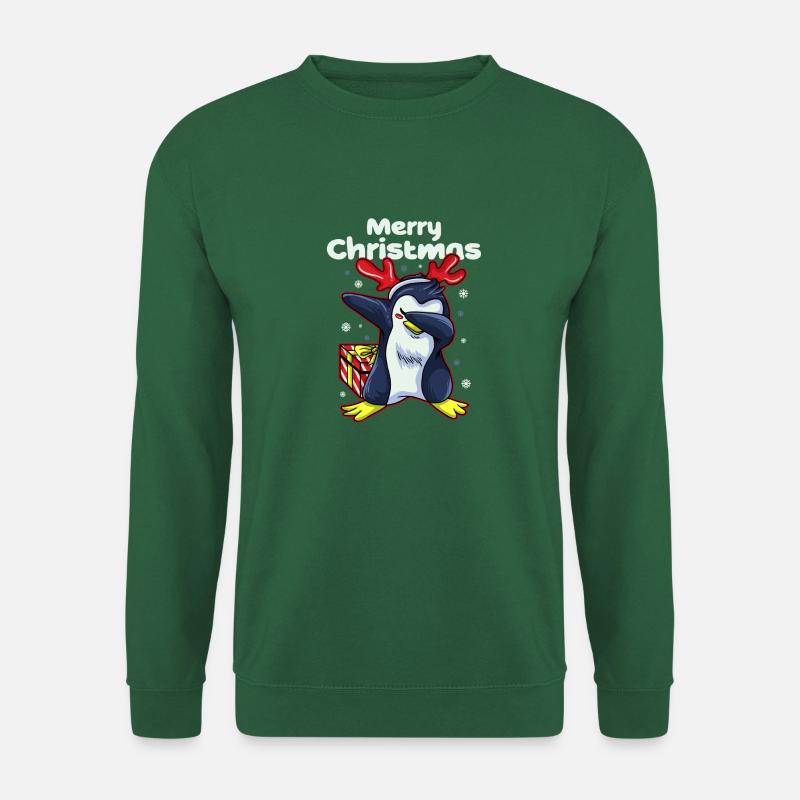 PENGUIN CHRISTMAS - Unisex Pullover - Grün