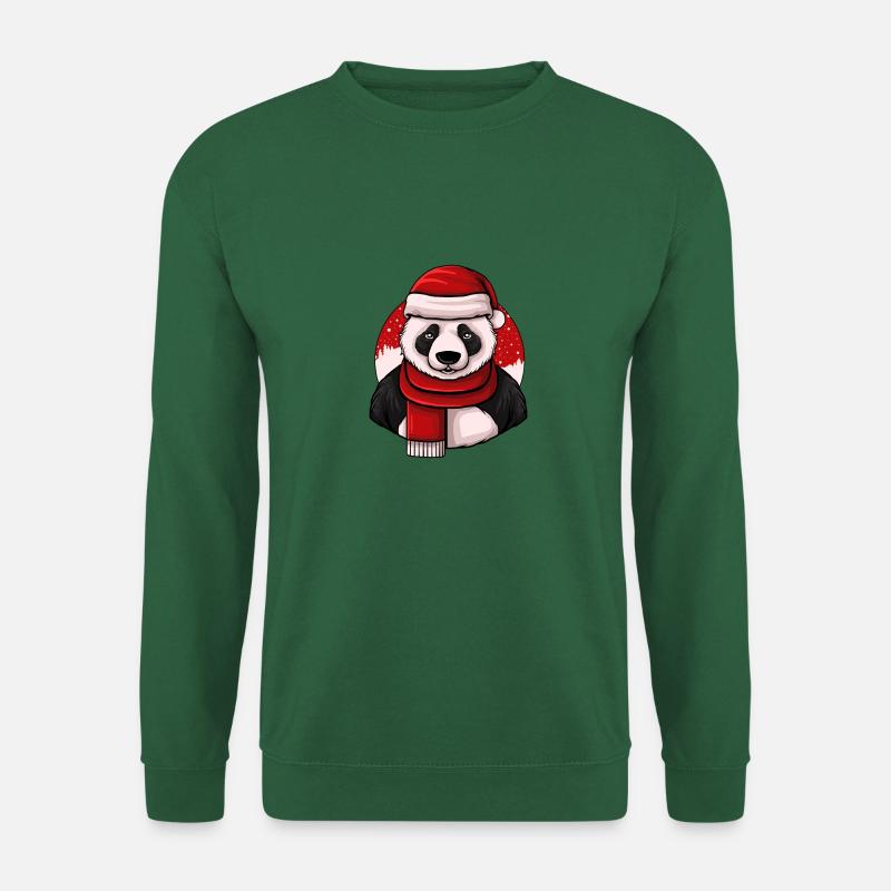 PANDA CHRISTMAS 2 - Unisex Pullover - Grün