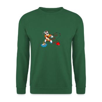 Angler, Wiltsch, Tiere, Natur, Wasser, Schweiz - Unisex Pullover - Grün - Vorne