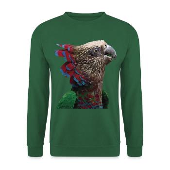The cacique parrot - Unisex Sweatshirt - green - Front