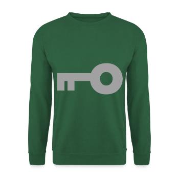 Key - Unisex Sweatshirt - green - Front