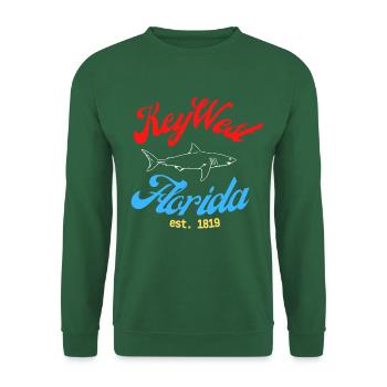 Floride - Key West - Sweat-shirt Unisexe - vert foncé - Devant