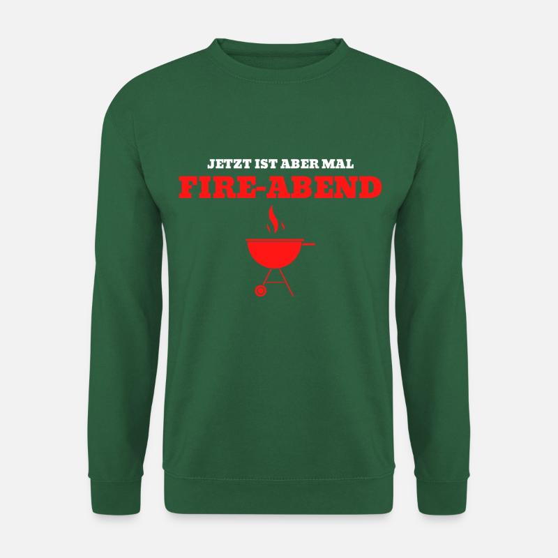 C’est le soir du feu - Sweat-shirt Unisexe - vert foncé