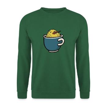 Coupe poussins - Sweat-shirt Unisexe - vert foncé - Devant