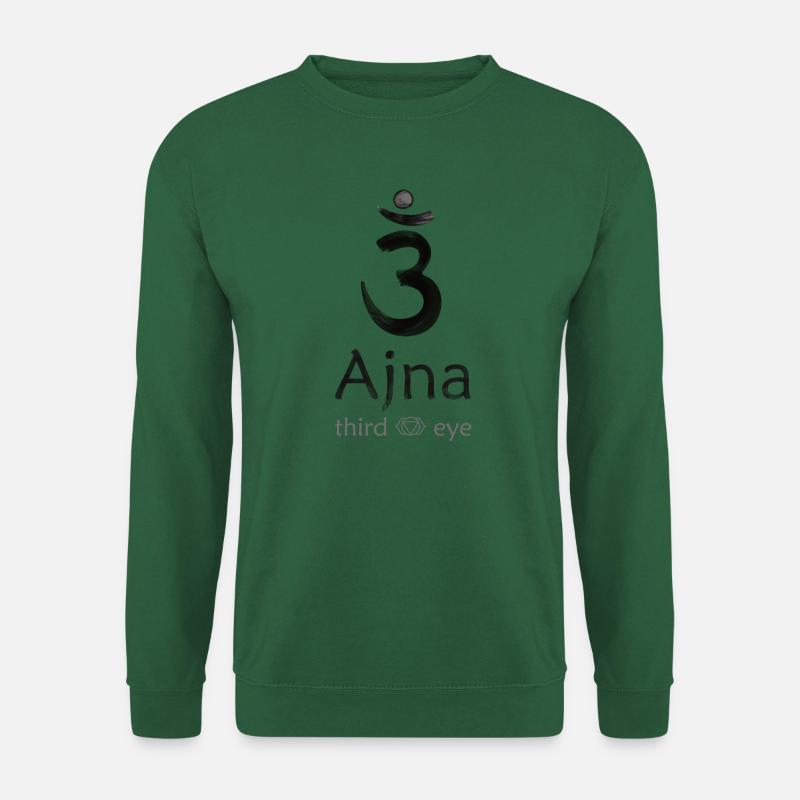 Chakra - Ajna - third eye - Unisex Pullover - Grün