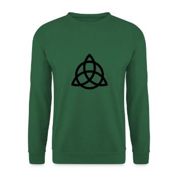 Contour de TRIQUETRA - Sweat-shirt Unisexe - vert foncé - Devant