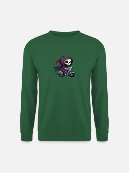 Grim Scooter - Unisex Pullover - Grün