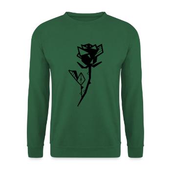 Rose Love Symbol - Unisex Sweatshirt - green - Front