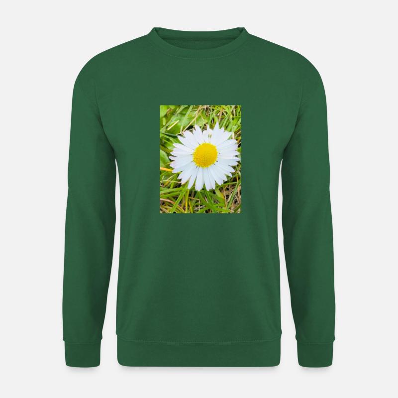 Sonniges Gänseblümchen - Unisex Pullover - Grün