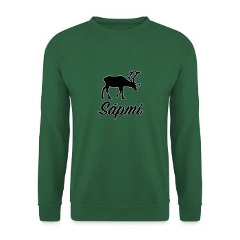 Sápmi Sami Norrland Rentier Schweden Nordschweden - Unisex Pullover - Grün - Vorne