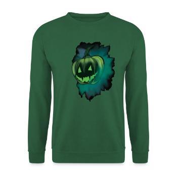 FALLing for PUMPKIN in green - Unisex Pullover - Grün - Vorne