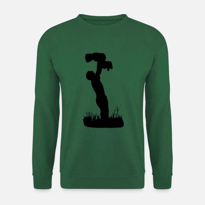 Vater Sohn Kind - Unisex Pullover - Grün