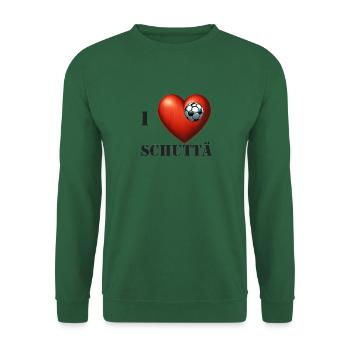 I Love Schuttä - Unisex Pullover - Grün - Vorne