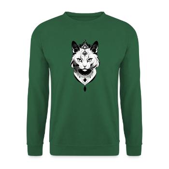 Cats Princess - Unisex Sweatshirt - green - Front