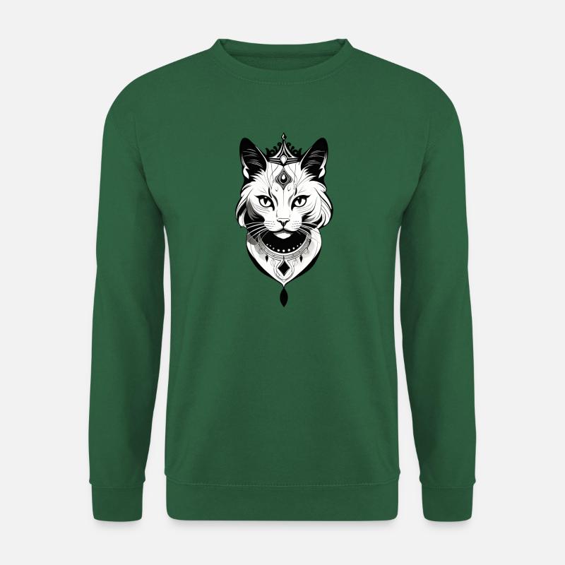 Katzen Prinzessin - Unisex Pullover - Grün