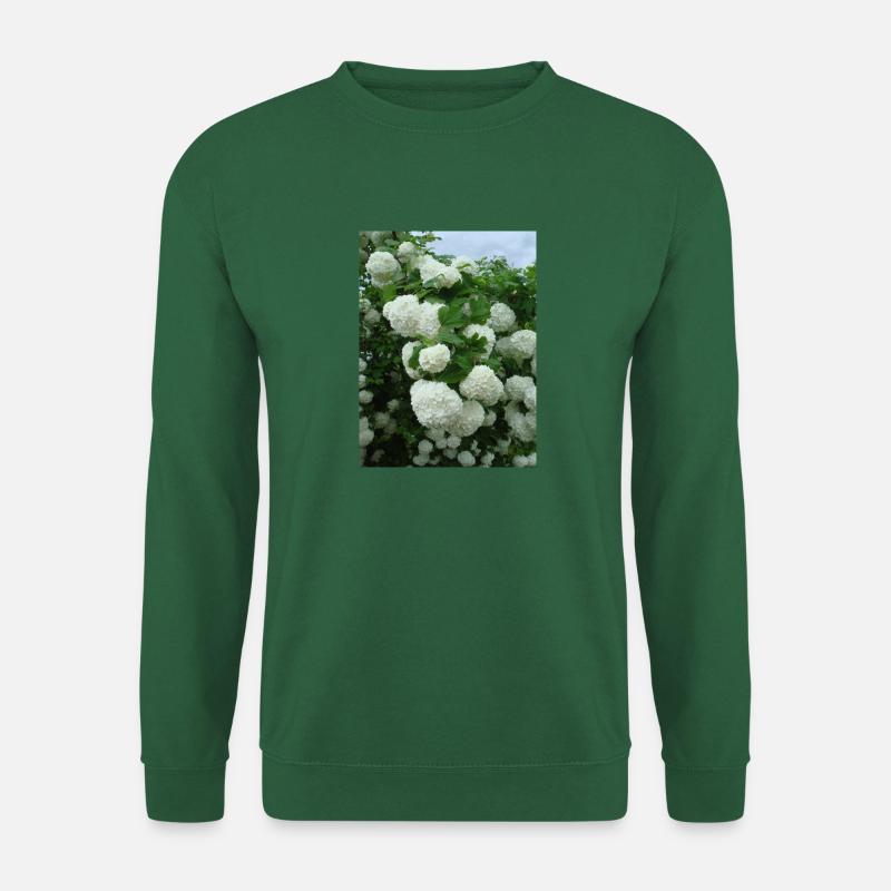 Snowball branches white - Spring - Unisex Sweatshirt - green