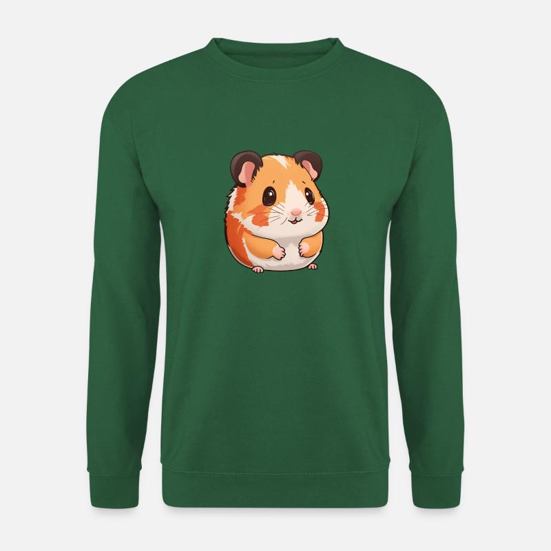Total niedlicher Hamster - Unisex Pullover - Grün