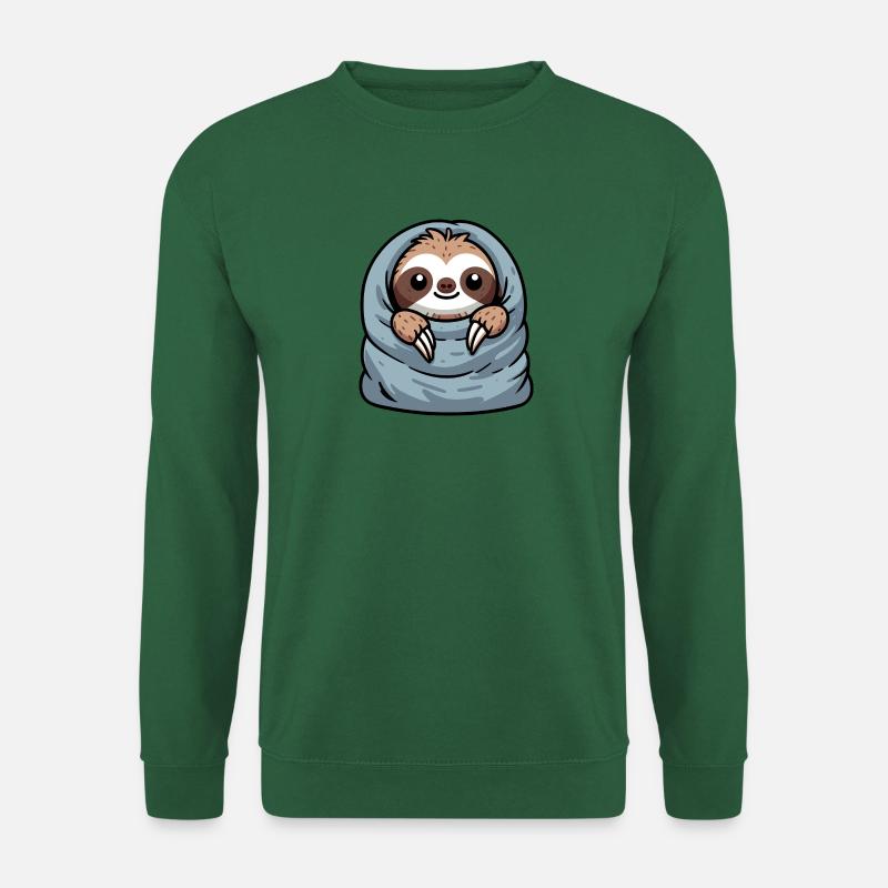 Sloth Sleeping Bag - Unisex Sweatshirt - green