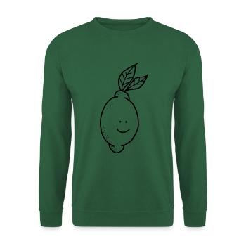 Citron Heureux Santé - Sweat-shirt Unisexe - vert foncé - Devant