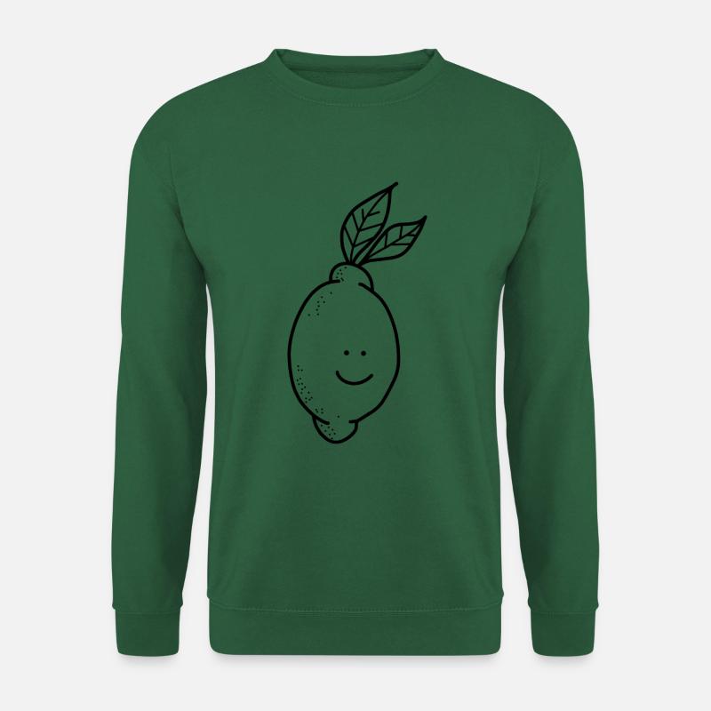 Zitrone Glücklich Gesund - Unisex Pullover - Grün