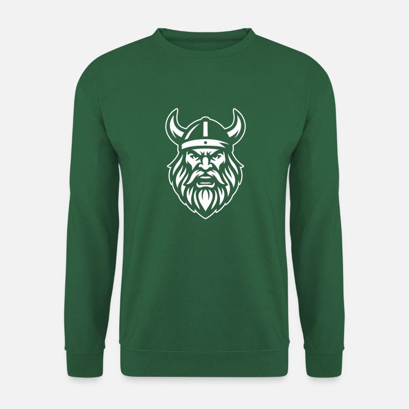 Wikinger Kopf - Unisex Pullover - Grün