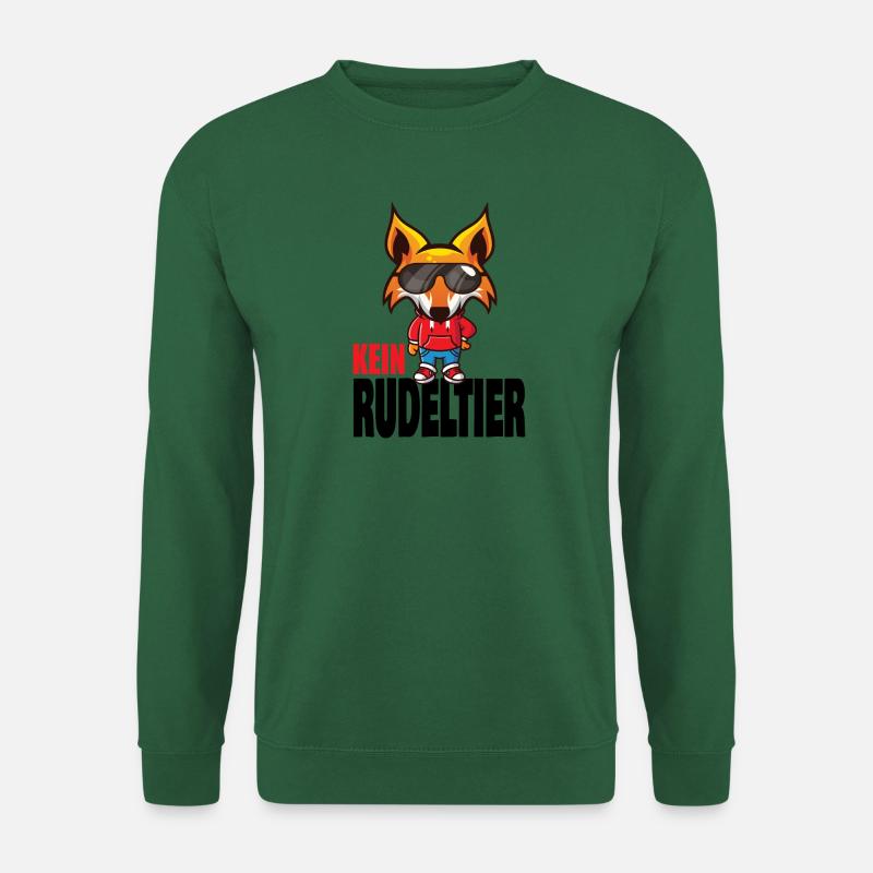 RUDELTIER - Unisex Pullover - Grün